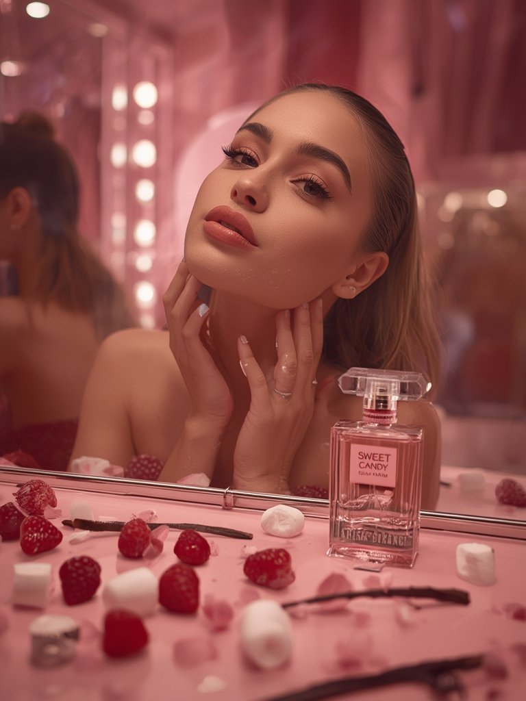 sweet perfume in action