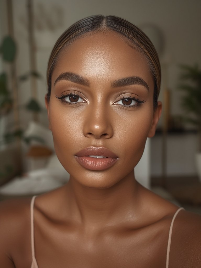 matte foundation in action